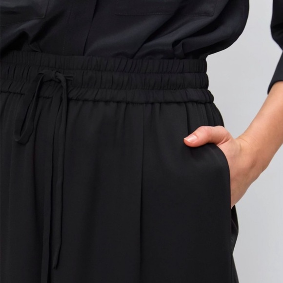 BABATON | black cropped wide-legged culotte pants - Picture 5 of 12